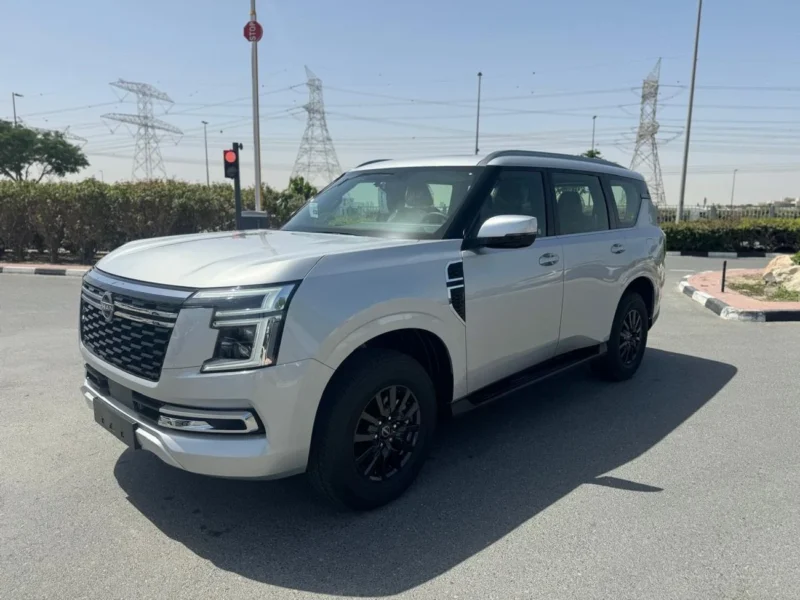 2026 Nissan Patrol SE TITANUM 3.8-liter V6 Petrol Engine Silver Black SUV GCC Automatic