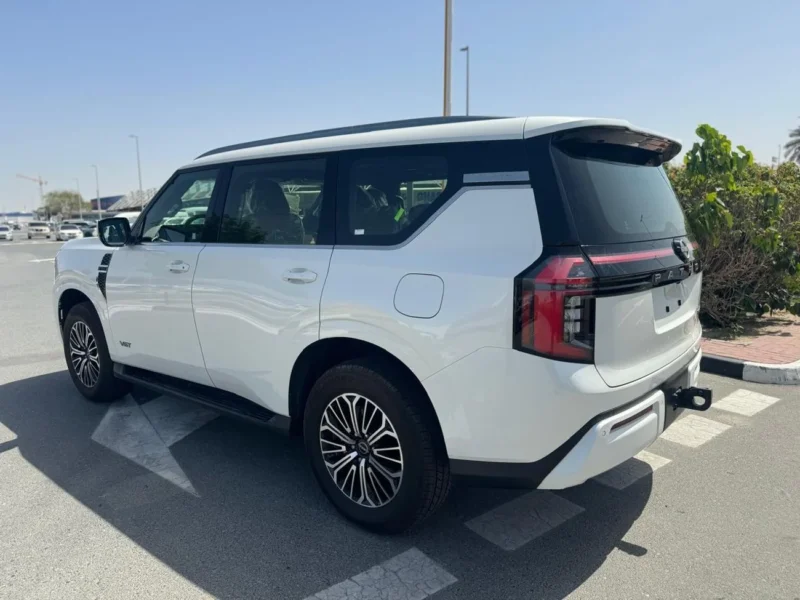 2026 Nissan Patrol LE TITANUM 3.5-liter TWIN TURBO V6 Petrol Engine White Tan SUV GCC Specs