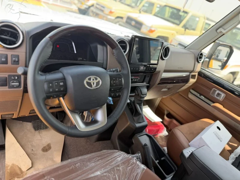 2026 Toyota Land Cruiser 76 2.8-liter 4 Cylinder Diesel Black Tan SUV GCC Specs Automatic