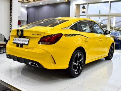 2023 MG GT Luxury 4 Cylinders Petrol Engine Yellow Black Sedan GCC Specs Automatic