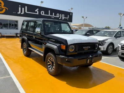 2026 Toyota Land Cruiser 76 2.8-liter 4 Cylinder Diesel Black Tan SUV GCC Specs Automatic
