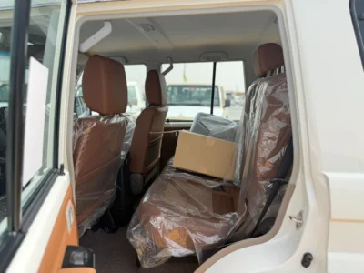 2026 Toyota Land Cruiser 76 2.8-liter 4 Cylinder Diesel White Tan SUV GCC Specs Manual