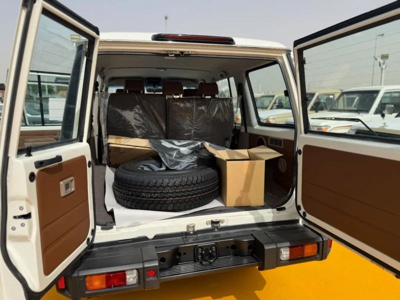 2026 Toyota Land Cruiser 76 2.8-liter 4 Cylinder Diesel White Tan SUV GCC Specs Manual