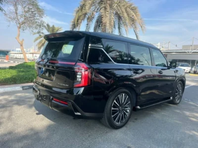 2026 Nissan Patrol LE PLATINUM 3.5-liter V6 Twin Turbo Black Red SUV GCC Specs