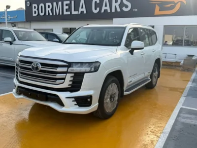 2026 Toyota Land Cruiser 3.5-liter V6 Twin-Turbocharged Petrol Engine White Beige SUV GCC Specs