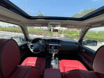 2024 Nissan Patrol Super Safari 4.8 Litres 6-Cylinder In-line Gold Red SUV GCC Specs