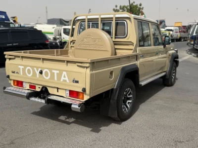 2026 Toyota Land Cruiser 4.0L V6 Double Cab Utility Beige Tan Pickup Trucks GCC Specs