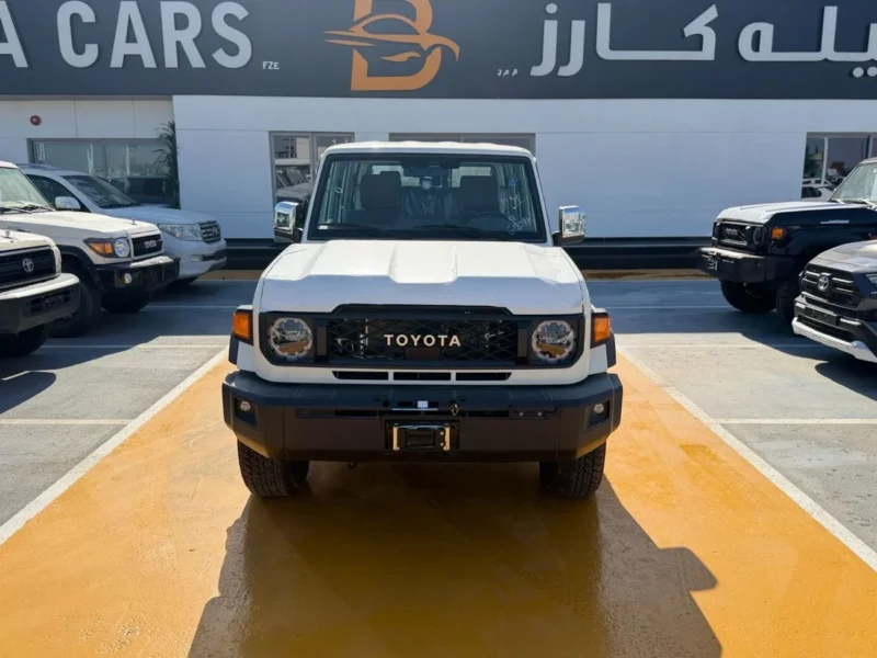 2026 Toyota Land Cruiser 76 2.8-liter 4 Cylinder Diesel White Tan SUV GCC Specs Automatic