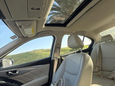 2024 Infiniti Q50 LUXE 3.0 Litres 6 Cylinders Petrol Engine White Beige Sedan GCC Specs