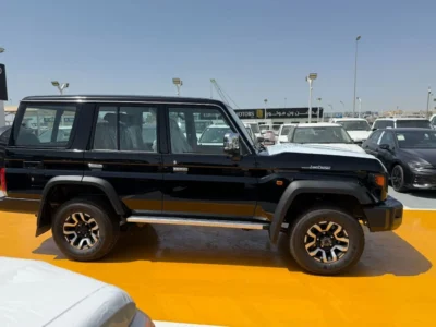 2026 Toyota Land Cruiser 76 2.8-liter 4 Cylinder Diesel Black Tan SUV GCC Specs Automatic