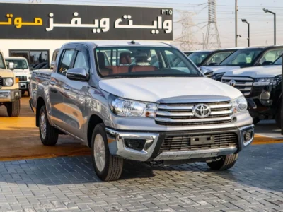 2026 Toyota Hilux DC MT 2.7 L 4-cylinder Petrol Dual VVT-i Engine Silver Red Pickup Truck GCC