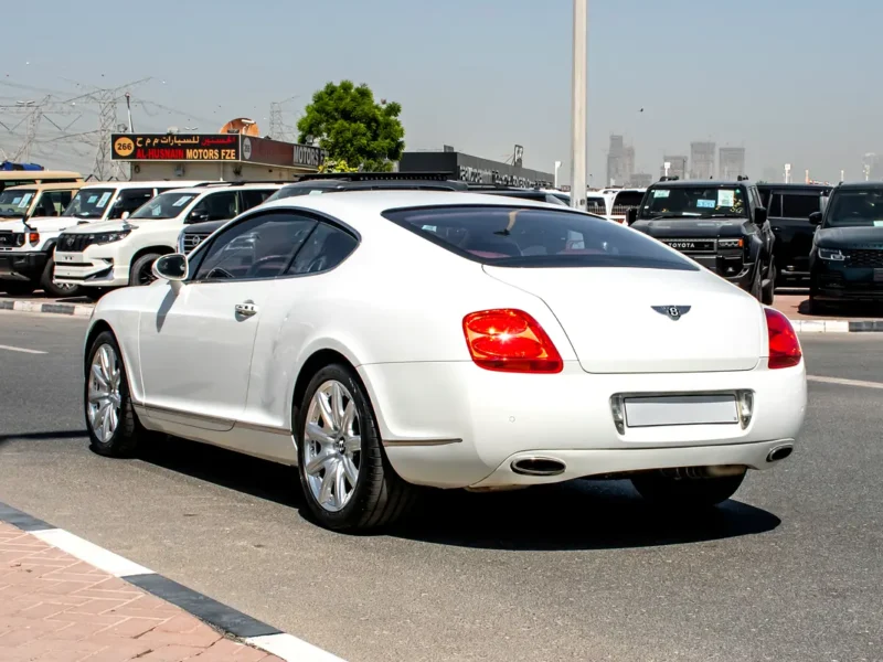2007 Bentley Continental GT 12 Cylinders Petrol Engine White Tan Coupe GCC Specs