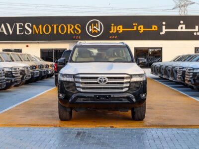 2025 Toyota Land Cruiser GXR 3.3 Litres 6 Cylinders Diesel Engine Black Beige SUV GCC