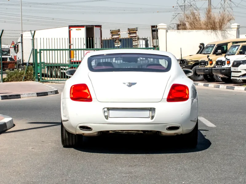 2007 Bentley Continental GT 12 Cylinders Petrol Engine White Tan Coupe GCC Specs