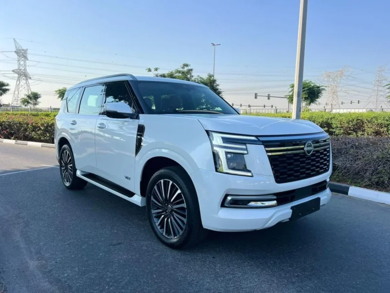 2026 Nissan Patrol LE Platinum City 3.5L Twin-Turbocharged V6 White Burgundy SUV GCC