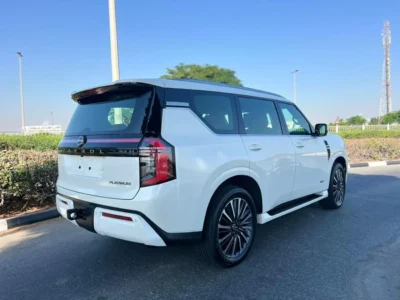 2026 Nissan Patrol LE Platinum City 3.5L Twin-Turbocharged V6 White Burgundy SUV GCC