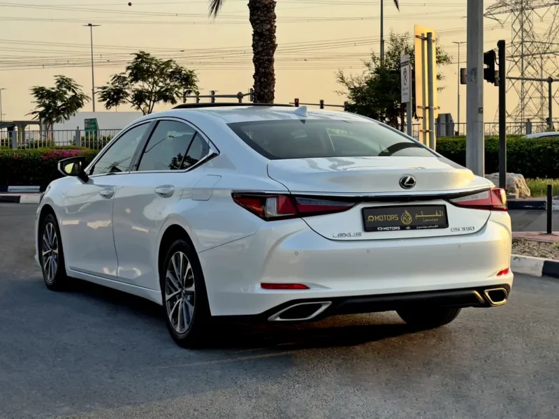 2023 Lexus ES-Series ES 350 Platinum 6 Cylinders Petrol Engine White Tan Sedan GCC Specs