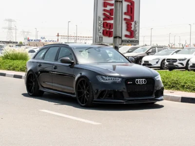 2014 Audi S6/RS6 8 Cylinders Petrol Engine Black Sedan Japanese Specs SUPER CLEAN