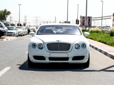 2007 Bentley Continental GT 12 Cylinders Petrol Engine White Tan Coupe GCC Specs
