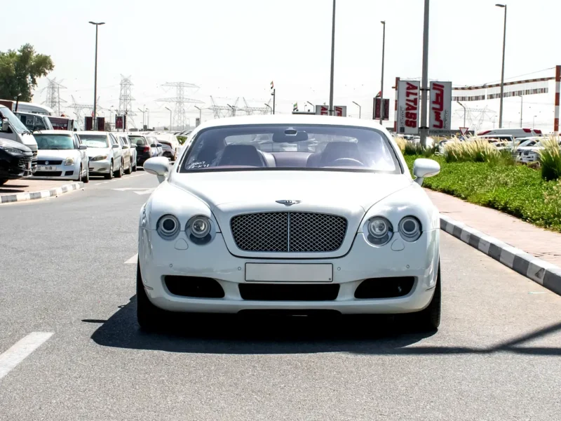 2007 Bentley Continental GT 12 Cylinders Petrol Engine White Tan Coupe GCC Specs