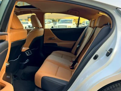 2023 Lexus ES-Series ES 350 Platinum 6 Cylinders Petrol Engine White Tan Sedan GCC Specs