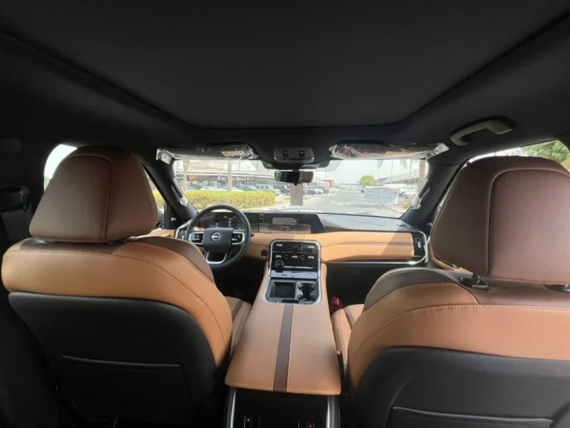 2026 Nissan Patrol SE TITANUM 3.8-liter V6 Petrol Engine White Tan SUV GCC Automatic