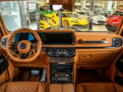 2025 Mercedes-Benz G-Class Brabus G800 V8 Biturbo Petrol Engine Green Orange SUV