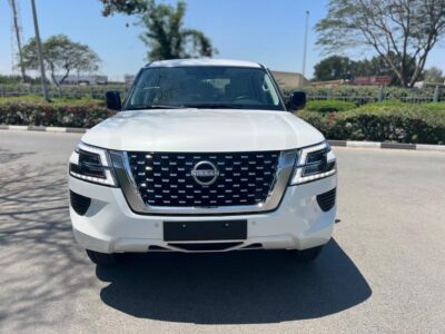 2024 Nissan Patrol LE T2 5.6-liter V8 Petrol Engine White Tan SUV GCC Specs Automatic