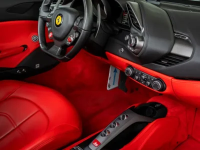 2018 FERRARI 488 SPIDER 8 Cylinders Petrol Engine Black Red Sports Car Automatic