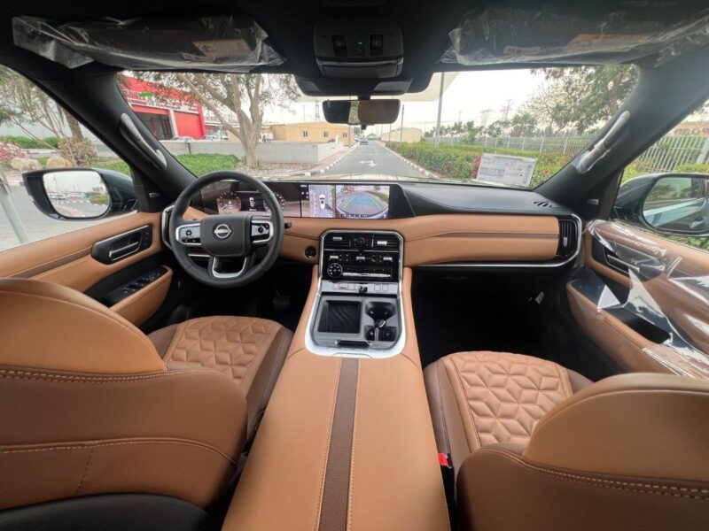2026 Nissan Patrol LE PLATINUM 3.5-liter V6 Twin Turbo Grey Tan SUV GCC Specs