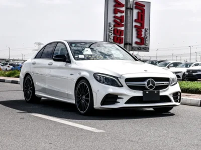 2019 Mercedes-Benz C-Class C43 AMG 6 Cylinders Petrol Engine White Black Sedan Japanese Specs