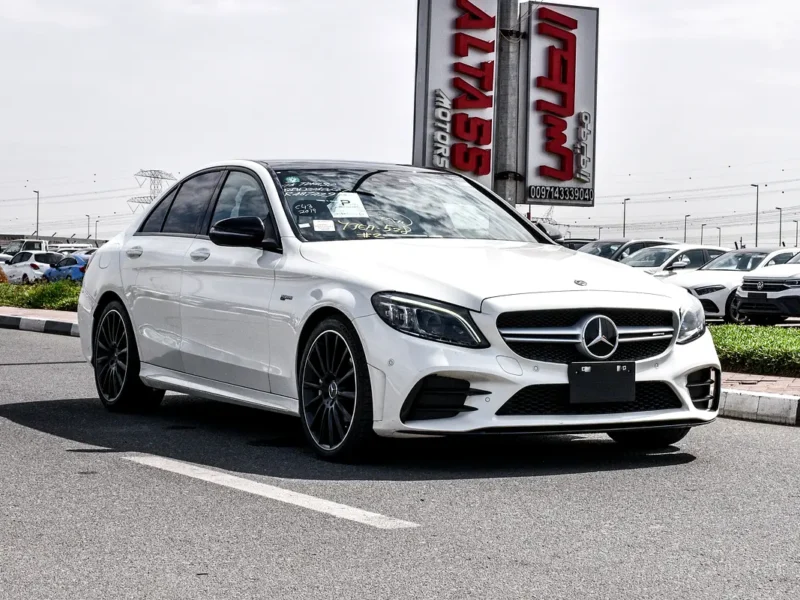 2019 Mercedes-Benz C-Class C43 AMG 6 Cylinders Petrol Engine White Black Sedan Japanese Specs