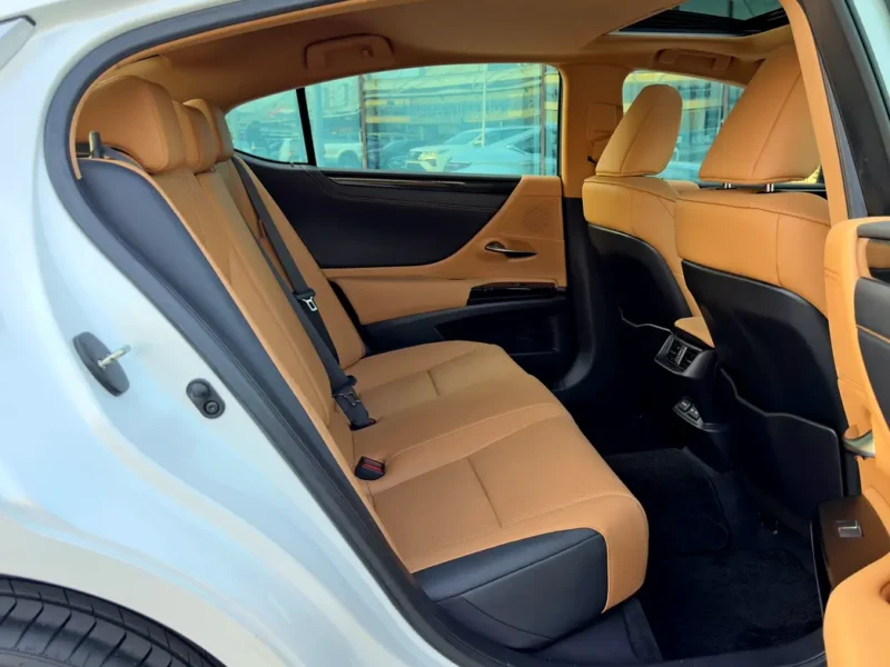 2023 Lexus ES-Series ES 350 Platinum 6 Cylinders Petrol Engine White Tan Sedan GCC Specs