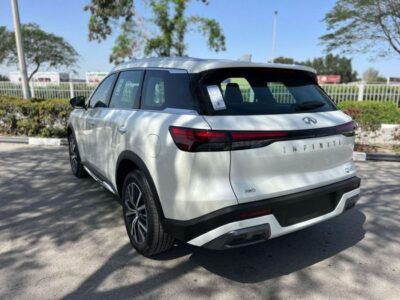 2024 Infiniti QX60 SENSORY 3.6 Litres 6 Cylinders Engine White Tan SUV GCC Specs