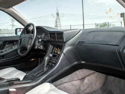 1992 BMW 8-Series 850i 12 Cylinders Petrol Engine Blue White Coupe Japanese Specs Very Clean
