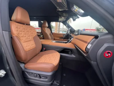2026 Nissan Patrol LE PLATINUM 3.5-liter V6 Twin Turbo Grey Tan SUV GCC Specs