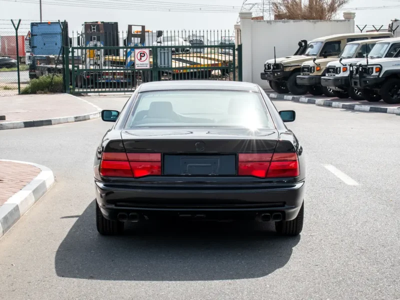 1992 BMW 8-Series 850i 12 Cylinders Petrol Engine Blue White Coupe Japanese Specs Very Clean