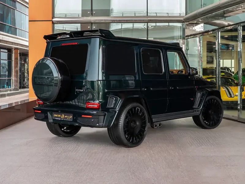 2025 Mercedes-Benz G-Class Brabus G800 V8 Biturbo Petrol Engine Green Orange SUV