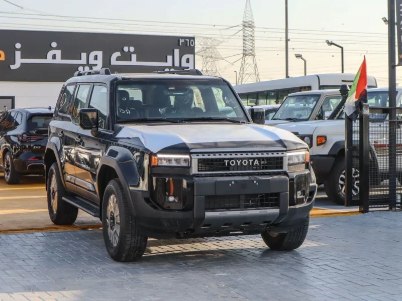 2025 Toyota Prado GXL 1st Edition 2.4 Litres 4 Cylinders Petrol Engine Black SUV GCC Specs