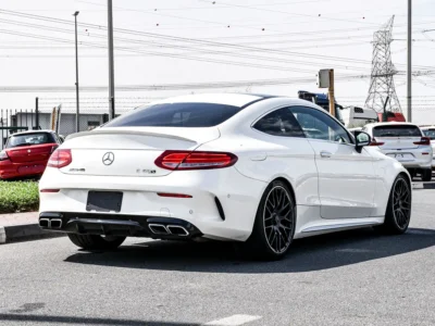2017 Mercedes-Benz C-Class C63 S AMG 8 Cylinders Petrol Engine White Black Coupe SUPER CLEAN