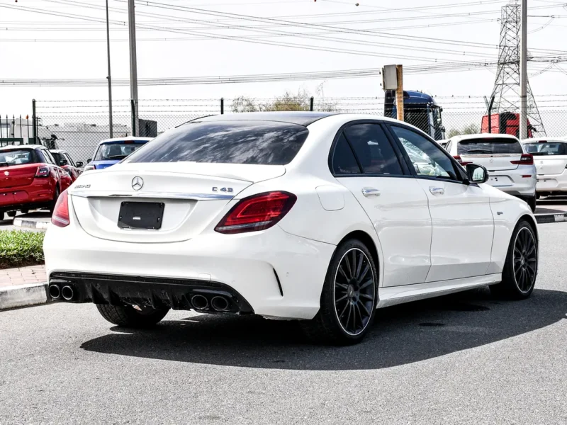 2019 Mercedes-Benz C-Class C43 AMG 6 Cylinders Petrol Engine White Black Sedan Japanese Specs