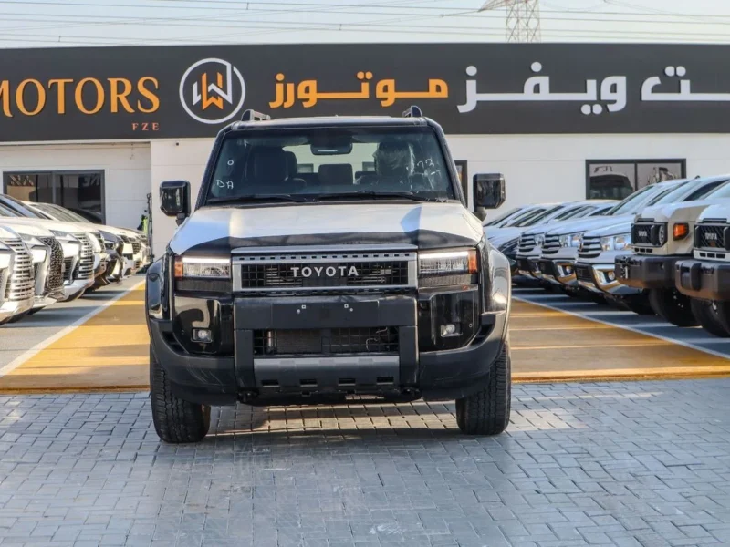 2025 Toyota Prado GXL 1st Edition 2.4 Litres 4 Cylinders Petrol Engine Black SUV GCC Specs