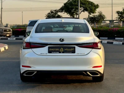 2023 Lexus ES-Series ES 350 Platinum 6 Cylinders Petrol Engine White Tan Sedan GCC Specs