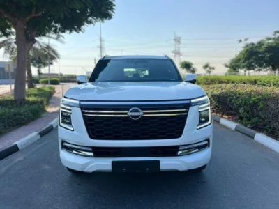 2026 Nissan Patrol LE Platinum City 3.5L Twin-Turbocharged V6 White Burgundy SUV GCC