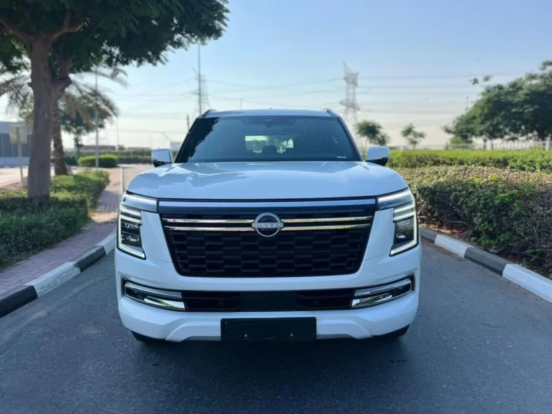 2026 Nissan Patrol LE Platinum City 3.5L Twin-Turbocharged V6 White Burgundy SUV GCC