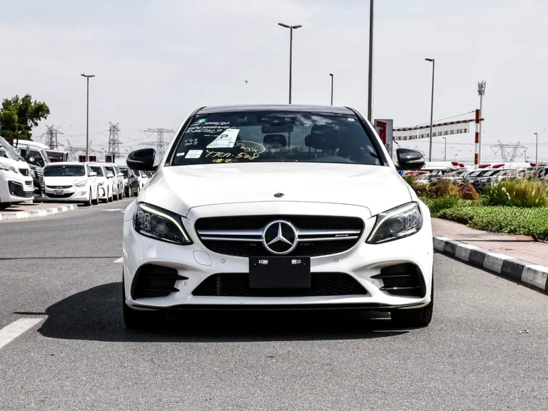 2019 Mercedes-Benz C-Class C43 AMG 6 Cylinders Petrol Engine White Black Sedan Japanese Specs
