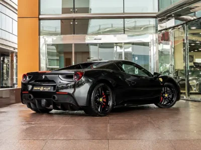 2018 FERRARI 488 SPIDER 8 Cylinders Petrol Engine Black Red Sports Car Automatic
