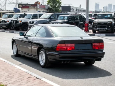 1992 BMW 8-Series 850i 12 Cylinders Petrol Engine Blue White Coupe Japanese Specs Very Clean