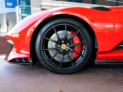 2022 FERRARI 812 COMPETIZIONE 6.5-liter naturally aspirated V12 Engine Red Black Sports Car