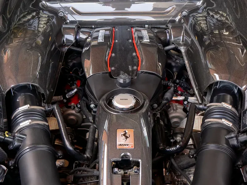 2019 FERRARI 488 PISTA 8 Cylinders Petrol Engine Silver Black Sports Car GCC Specs